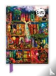 Flame Tree Studio - Aimee Stewart: Treasure Hunt Bookshelves (Foiled Blank Journal)
