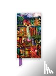Flame Tree Studio - Aimee Stewart: Treasure Hunt Bookshelves (Foiled Slimline Journal)