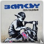 Red Robin - Banksy 2026 Square Wall Calendar