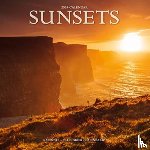 Avonside Publishing Ltd - Sunsets Calendar 2024 Square Travel Wall Calendar - 16 Month