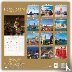 Avonside Publishing Ltd - London Calendar 2025 Square Travel Wall Calendar - 16 Month