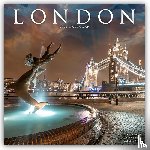 Avonside Publishing Ltd - London Calendar 2025 Square Travel Wall Calendar - 16 Month