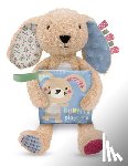 Make Believe Ideas - Sensory Snuggables Medium Plush Rabbit with Cloth Book