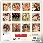 Flame, Tree - Alphonse Mucha Wall Calendar 2027 (Art Calendar)