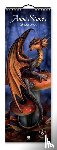 Flame, Tree - Anne Stokes Slim Calendar 2027 (Art Calendar)