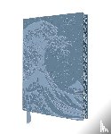 Flame, Tree - Katsushika Hokusai: The Great Wave 2027 Artisan Art Vegan Leather Diary Planner - Page to View with Notes