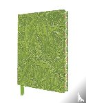 Flame, Tree - William Morris: Acanthus 2027 Artisan Art Vegan Leather Diary Planner - Page to View with Notes