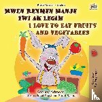 Admont, Shelley, Books, Kidkiddos - I Love to Eat Fruits and Vegetables (Haitian Creole English Bilingual Children's Book)