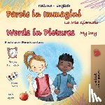 Books, Kidkiddos - Words in Pictures - My Day (Italian English Bilingual Children's Book)