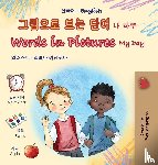Books, Kidkiddos - Words in Pictures - My Day (Korean English Bilingual Children's Book)
