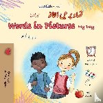 Books, Kidkiddos - Words in Pictures - My Day (Urdu English Bilingual Children's Book)