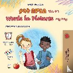 Books, Kidkiddos - Words in Pictures - My Day (Amharic English Bilingual Children's Book)
