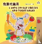 Admont, Shelley, Books, Kidkiddos - I Love to Eat Fruits and Vegetables (Chinese Traditional English Bilingual Children's Book)