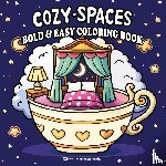 Revive Coloring Books - Bold & Easy Cozy Spaces Coloring Book
