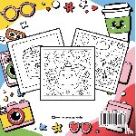Revive Coloring Books - Bold & Easy Cute Stuff Coloring Book