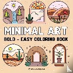 Revive Coloring Books - Bold & Easy Minimal Art Coloring Book for Adults & Teens
