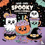Revive Coloring Books - Bold & Easy Spooky Food & Drinks Coloring Book
