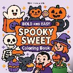 Revive Coloring Books - Bold & Easy Spooky Sweet Coloring Book