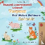 Books, Kidkiddos - First Picture Dictionary - Animals (Ukrainian English Bilingual Children's Book)