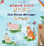 Books, Kidkiddos - First Picture Dictionary - Animals (Japanese English Bilingual Children's Book)