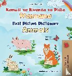 Books, Kidkiddos - First Picture Dictionary - Animals (Swahili English Bilingual Children's Book)