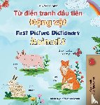 Books, Kidkiddos - First Picture Dictionary - Animals (Vietnamese English Bilingual Children's Book)