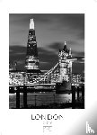  - London schwarz-weiss Kalender 2026 - Wandkalender | Fotokalender England 59x42cm Grosses Format - Hochwertiger . für 2026 - | Perfekt für Liebhaber London & Geschenkidee