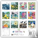 Flame Tree Publishing - Kate Heiss Wall Calendar 2025 (Art Calendar)
