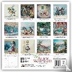 Flame, Tree - Science Museum: Alice in Wonderland Wall Calendar 2025 (Art Calendar)