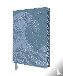 Flame, Tree - Katsushika Hokusai: The Great Wave 2025 Artisan Art Vegan Leather Diary Planner - Page to View with Notes