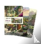 Flame Tree Studio - Thomas Kinkade Set of 3 Mini Notebooks