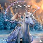 Flame Tree Studio - Unicorns by Anne Stokes Wall Calendar 2026 (Art Calendar)