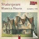 Flame Tree Studio - Shakespeare Birthplace Trust: Shakespeare Homes and Haunts Wall Calendar 2026 (Art Calendar)
