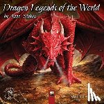 Flame Tree Studio - Anne Stokes: Dragon Legends of the World Mini Wall calendar 2026 (Art Calendar)