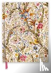 Flame Tree Studio - William Kilburn: Marble End Paper (Blank Sketch Book)
