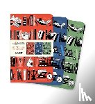 Flame Tree Studio - Moomin Bookshelves Set of 3 Mini Notebooks