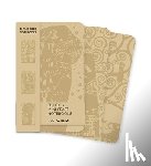 Flame Tree Studio - Gustav Klimt Set of 3 Mini Craft Notebooks