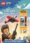 LEGO®, Buster Books - LEGO® City: Time for Take-Off! Activity Book (with Freddie Flyer minifigure and toy plane mini-build)