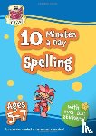 CGP Books - 10 Minutes a Day Spelling for Ages 5-7 (with over 100 stickers)