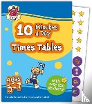 CGP Books - 10 Minutes a Day Times Tables for Ages 5-7 (with over 100 stickers)