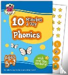 CGP Books - 10 Minutes a Day Phonics for Ages 5-7 (with over 100 stickers)