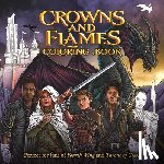 Igloobooks - Crowns and Flames Coloring Book: Perfect for Fans of Fourth Wing & Throne of Glass
