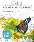 Woodroffe, David - Large Print Calm Colour-by-Numbers