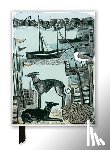 Flame Tree Studio - Angela Harding: Harbour Whippets (Foiled Journal)