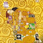 Flame Tree Studio - Adult Jigsaw Puzzle Gustav Klimt: Fulfilment (500 pieces)
