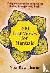 Rawsthorne, Noel - 200 Last Verses for Manuals