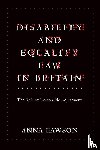 Lawson, Anna - Disability and Equality Law in Britain