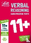 Letts 11+ - 11+ Verbal Reasoning Quick Practice Tests Age 10-11 (Year 6) Book 1