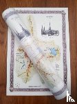  - Lichfield 1781 - Old Map Supplied Rolled in a Clear Two Part Screw Presentation Tube - Print Size 45cm x 32cm