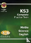 CGP Books - KS3 Complete Practice Tests - Maths, Science & English